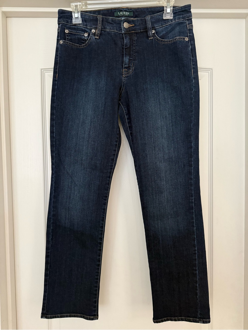 Lauren Ralph Lauren Women’s Size 8P Modern Straight Curvy Jeans Dark Wash